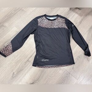 Dharco Black and Pink Leopard Women’s Top